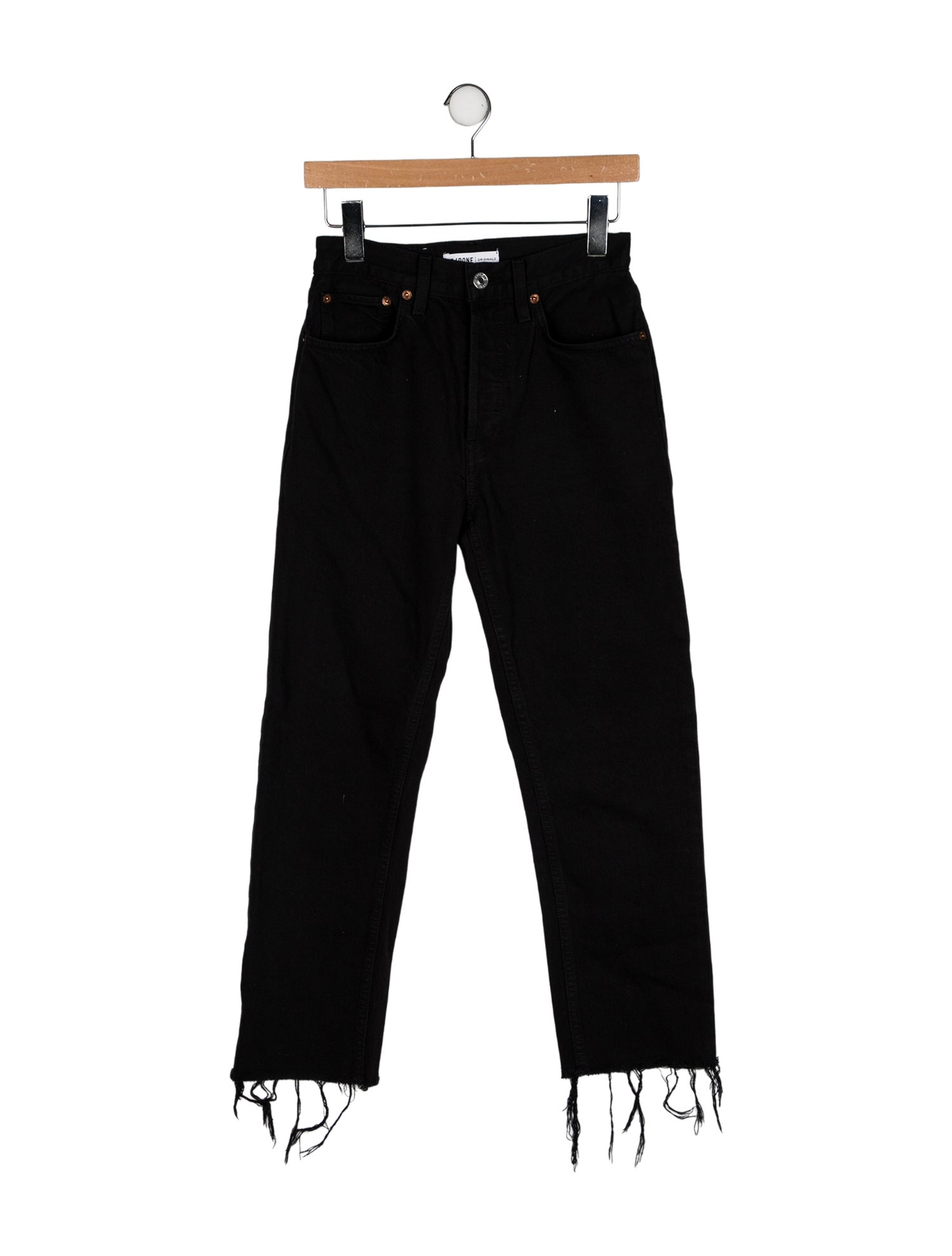 RE/DONE Mid-Rise Straight Leg Jeans