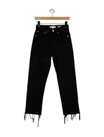 RE/DONE Mid-Rise Straight Leg Jeans