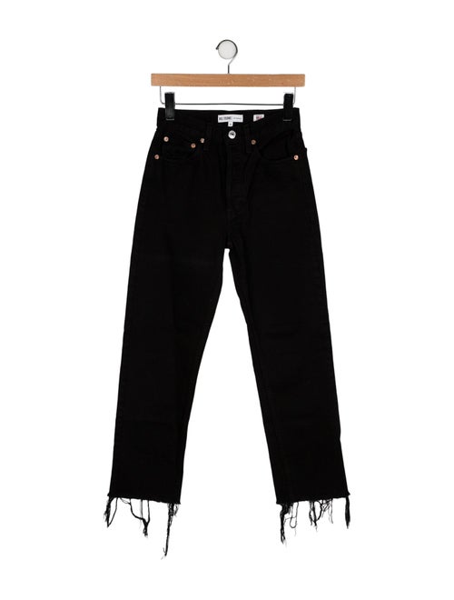 RE/DONE Mid-Rise Straight Leg Jeans