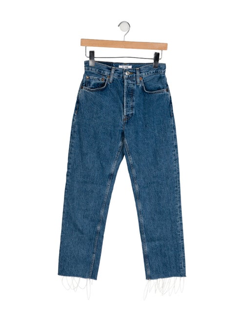 RE/DONE Mid-Rise Straight Leg Jeans