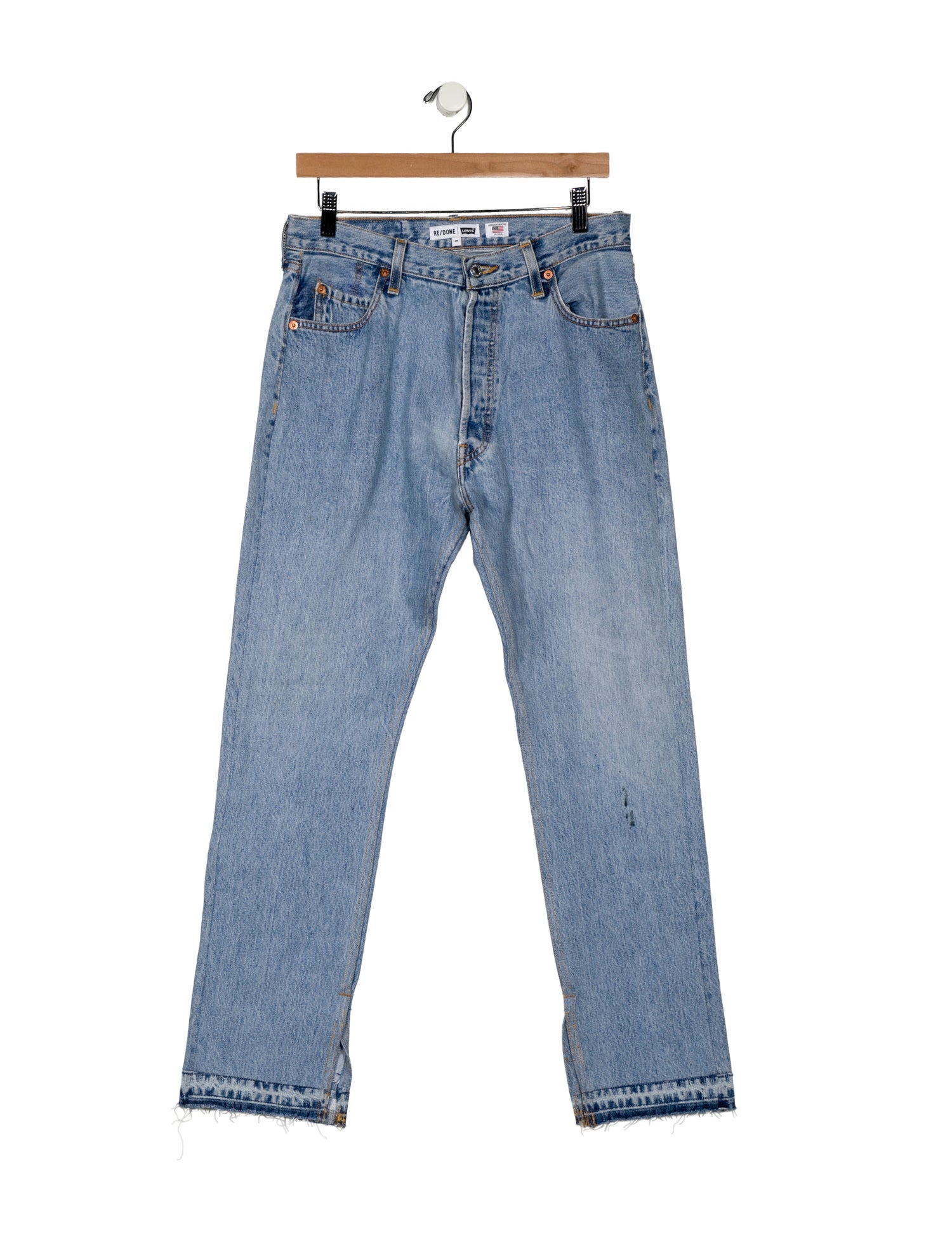 RE/DONE Mid-Rise Straight Leg Jeans