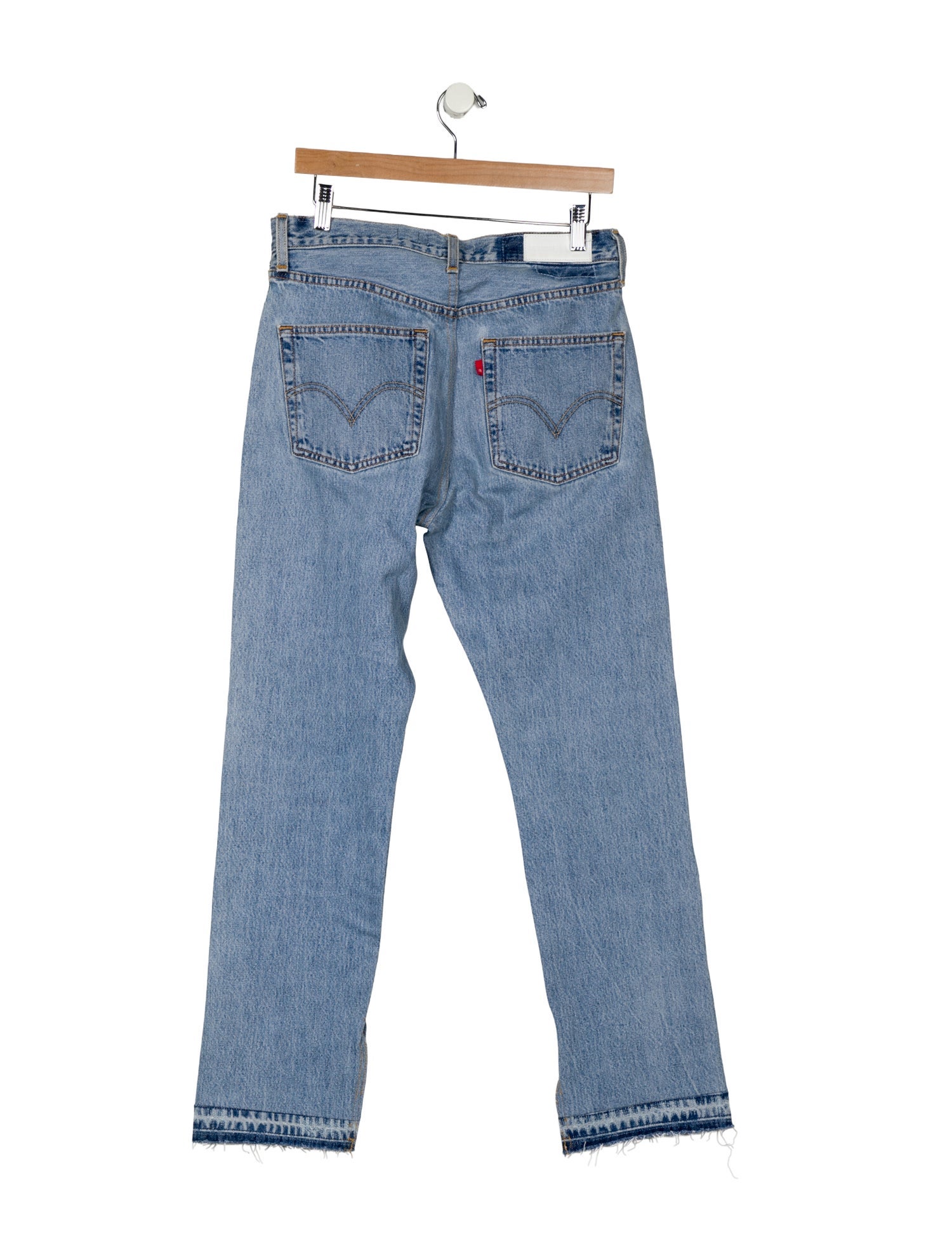 RE/DONE Mid-Rise Straight Leg Jeans
