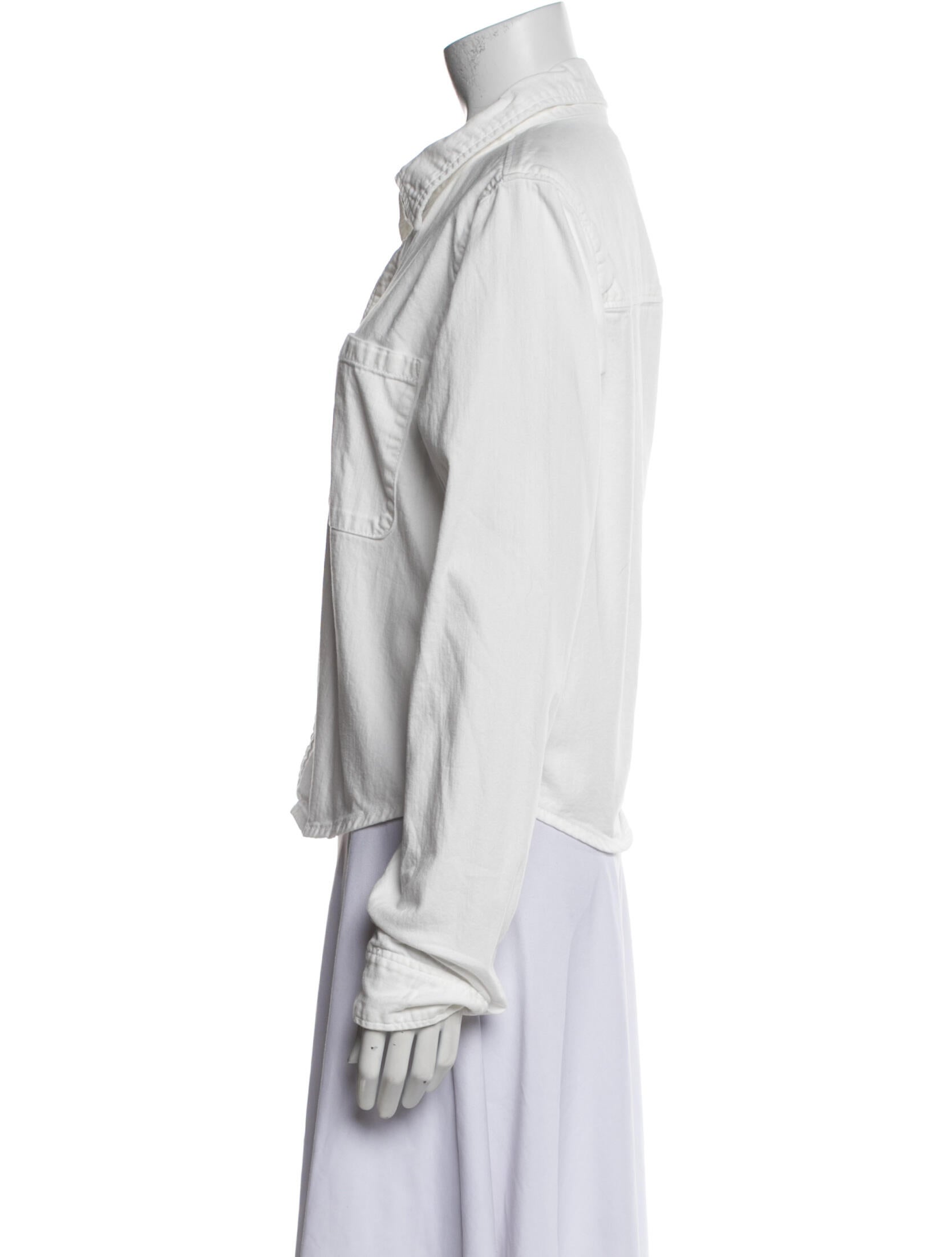 RE/DONE Long Sleeve Button-Up Top