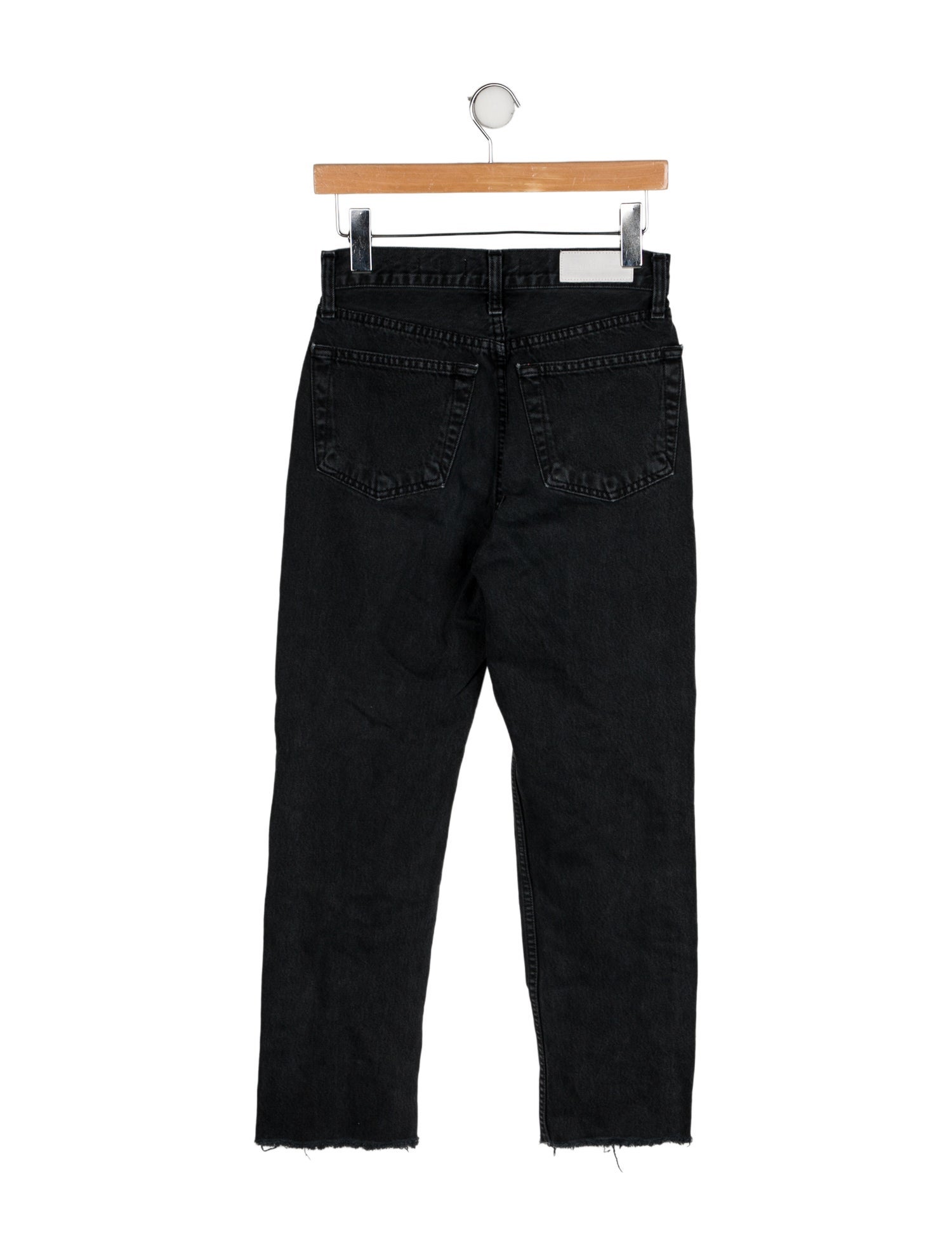 RE/DONE High-Rise Straight Leg Jeans