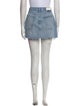 RE/DONE Raw-Edge Trim Mini Skirt
