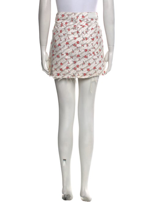 RE/DONE Printed Mini Skirt