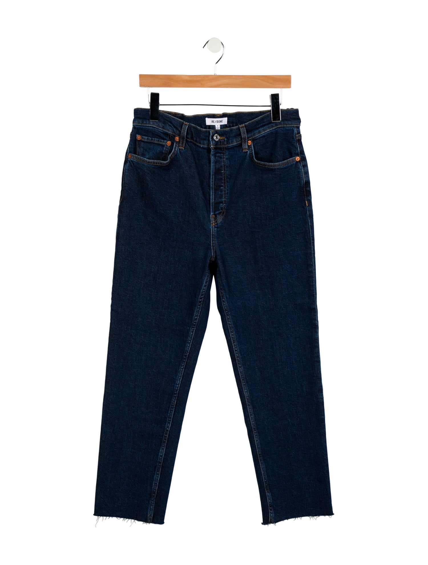 RE/DONE High-Rise Straight Leg Jeans w/ Tags