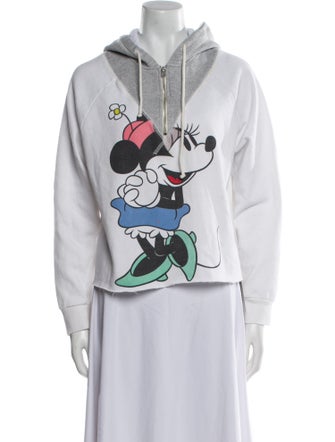 RE/DONE Graphic Print Crew Neck Sweatshirt