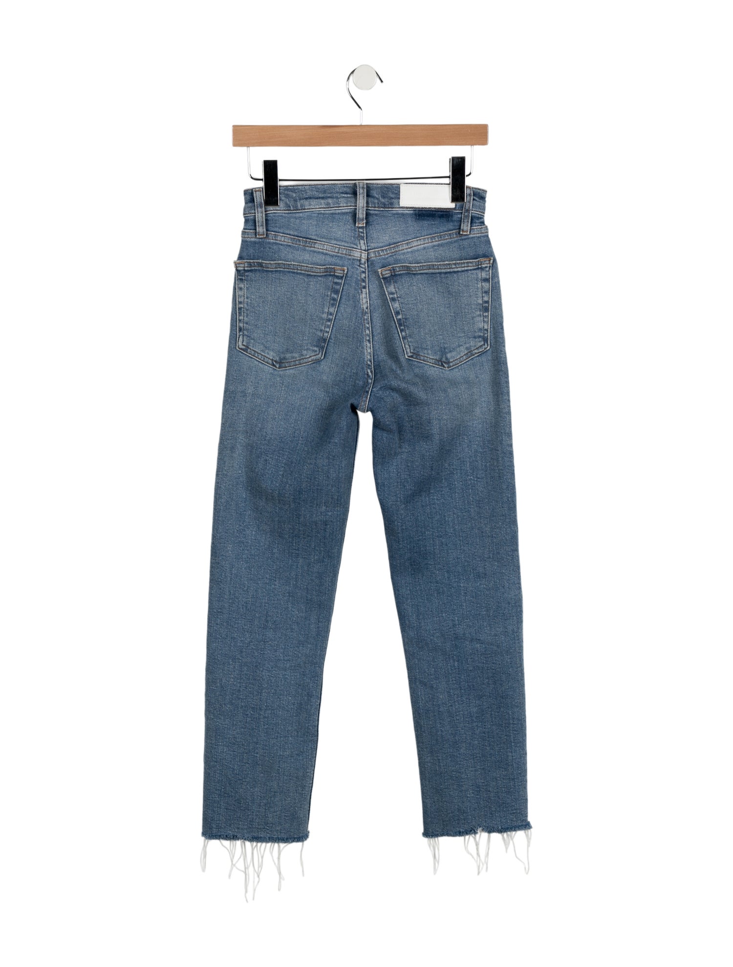 RE/DONE Mid-Rise Straight Leg Jeans