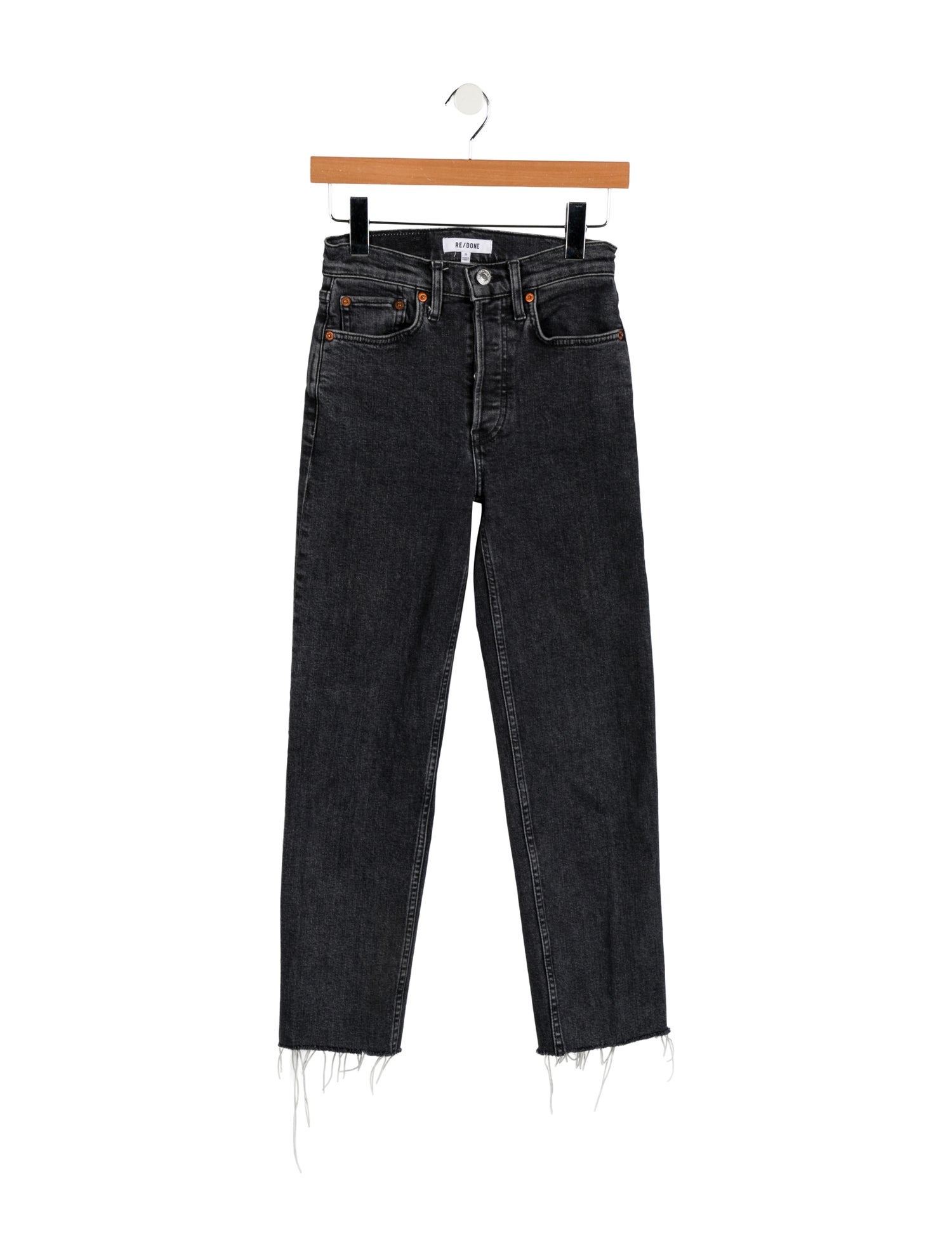 RE/DONE Mid-Rise Straight Leg Jeans