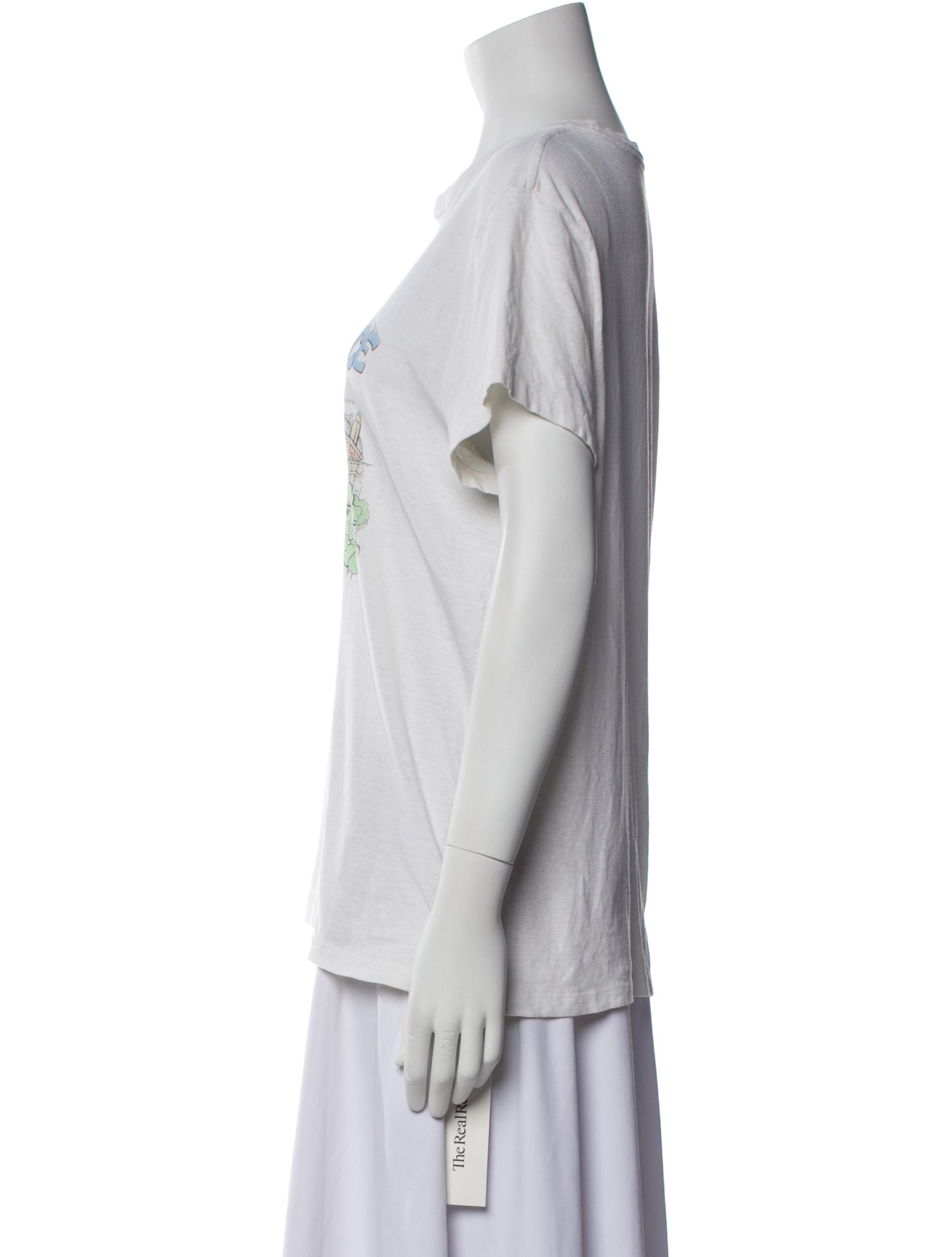 RE/DONE Graphic Print Crew Neck T-Shirt