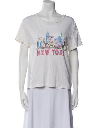 RE/DONE Graphic Print Crew Neck T-Shirt