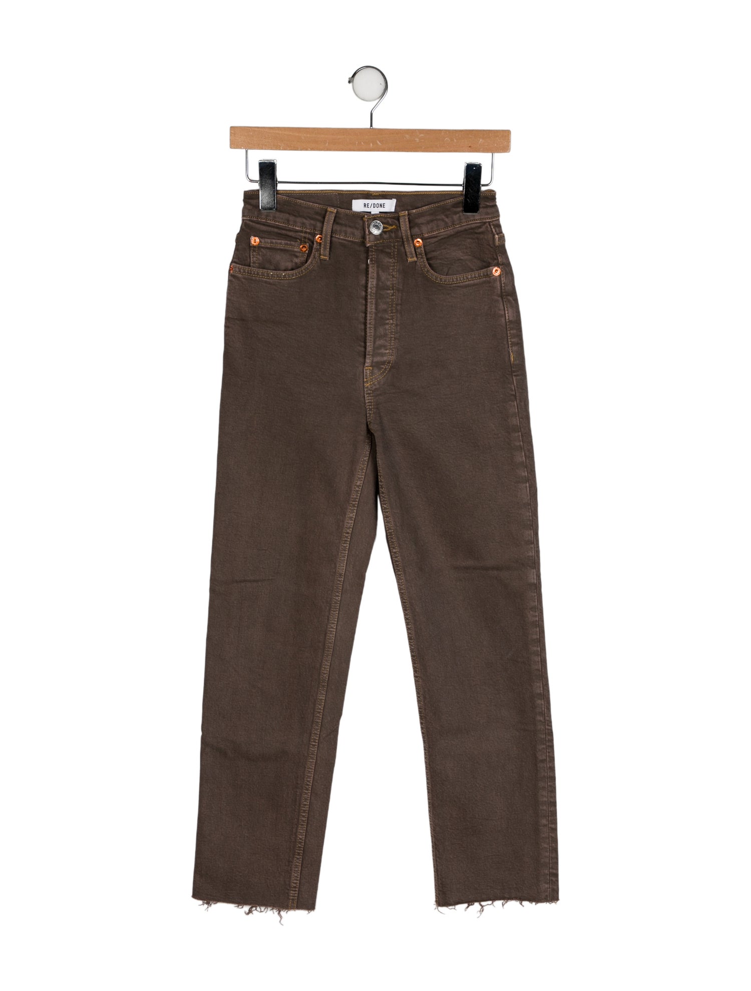 RE/DONE Mid-Rise Straight Leg Jeans