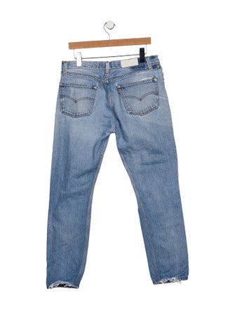 RE/DONE Mid-Rise Straight Leg Jeans