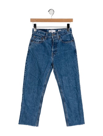RE/DONE Mid-Rise Straight Leg Jeans