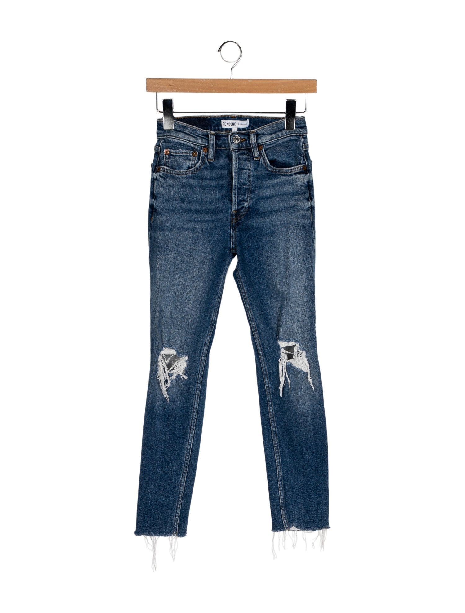 RE/DONE Mid-Rise Skinny Leg Jeans
