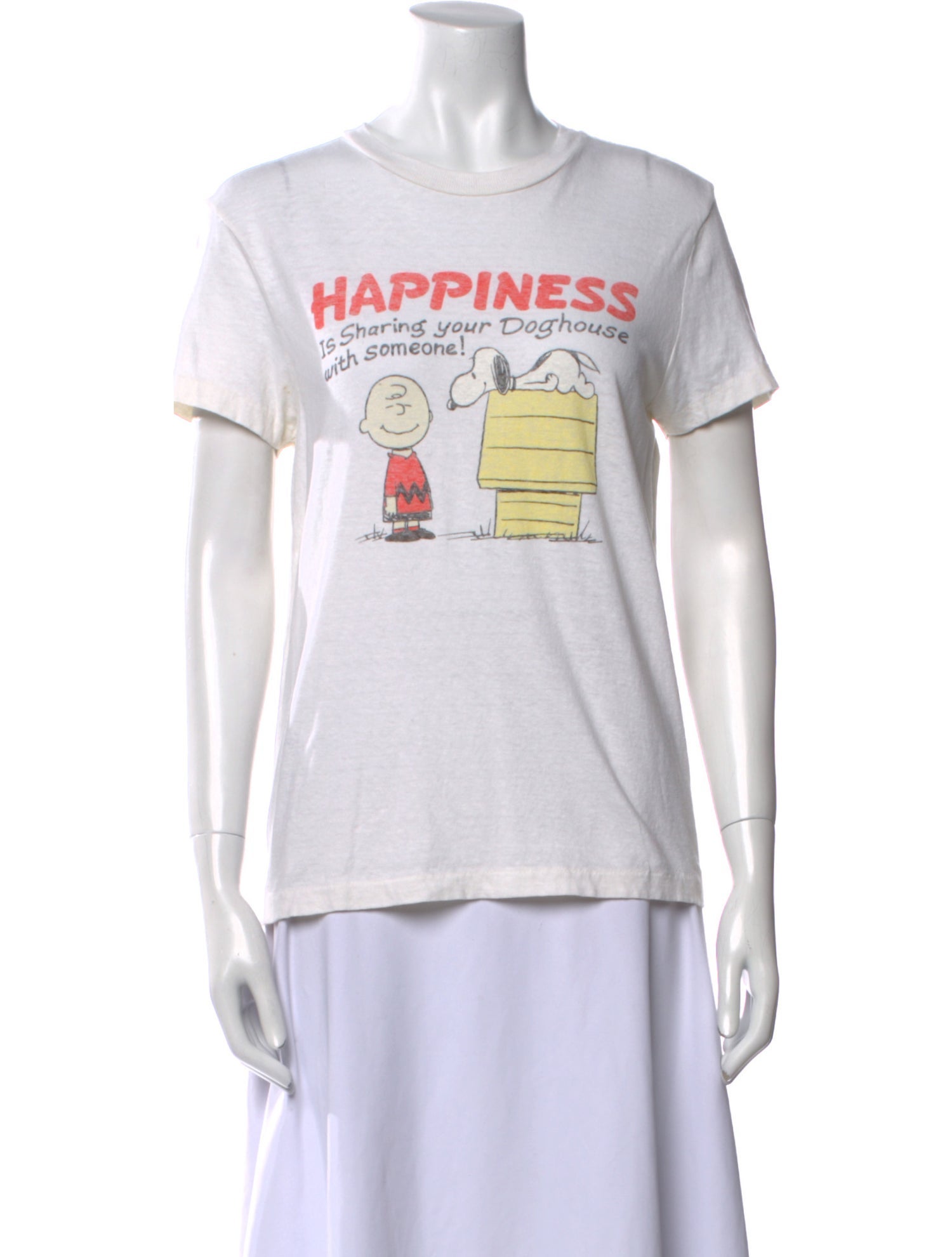 RE/DONE Graphic Print Crew Neck T-Shirt