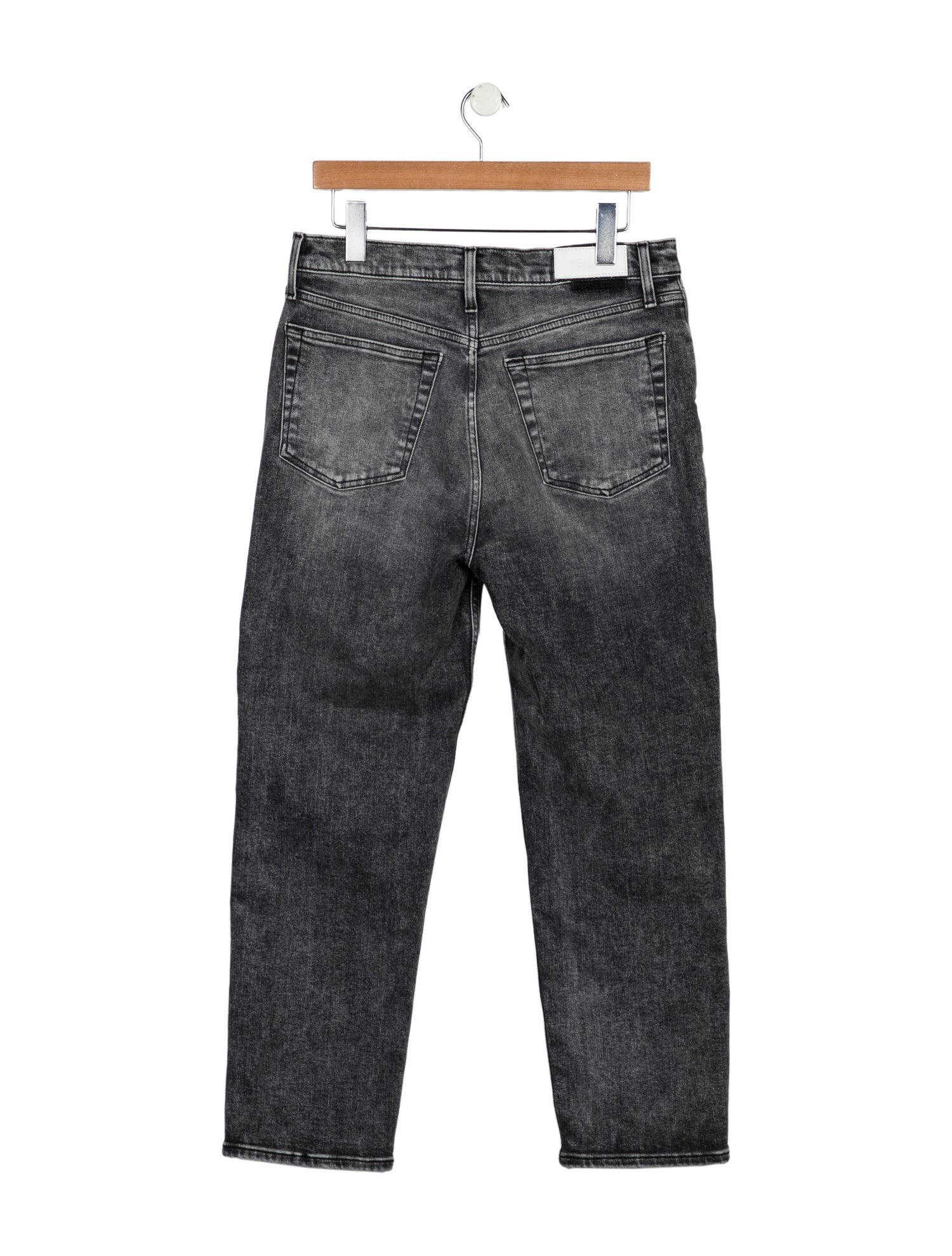 RE/DONE High-Rise Straight Leg Jeans