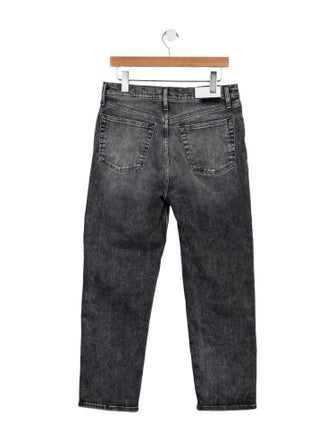 RE/DONE High-Rise Straight Leg Jeans