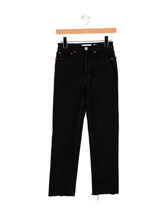 RE/DONE Mid-Rise Straight Leg Jeans
