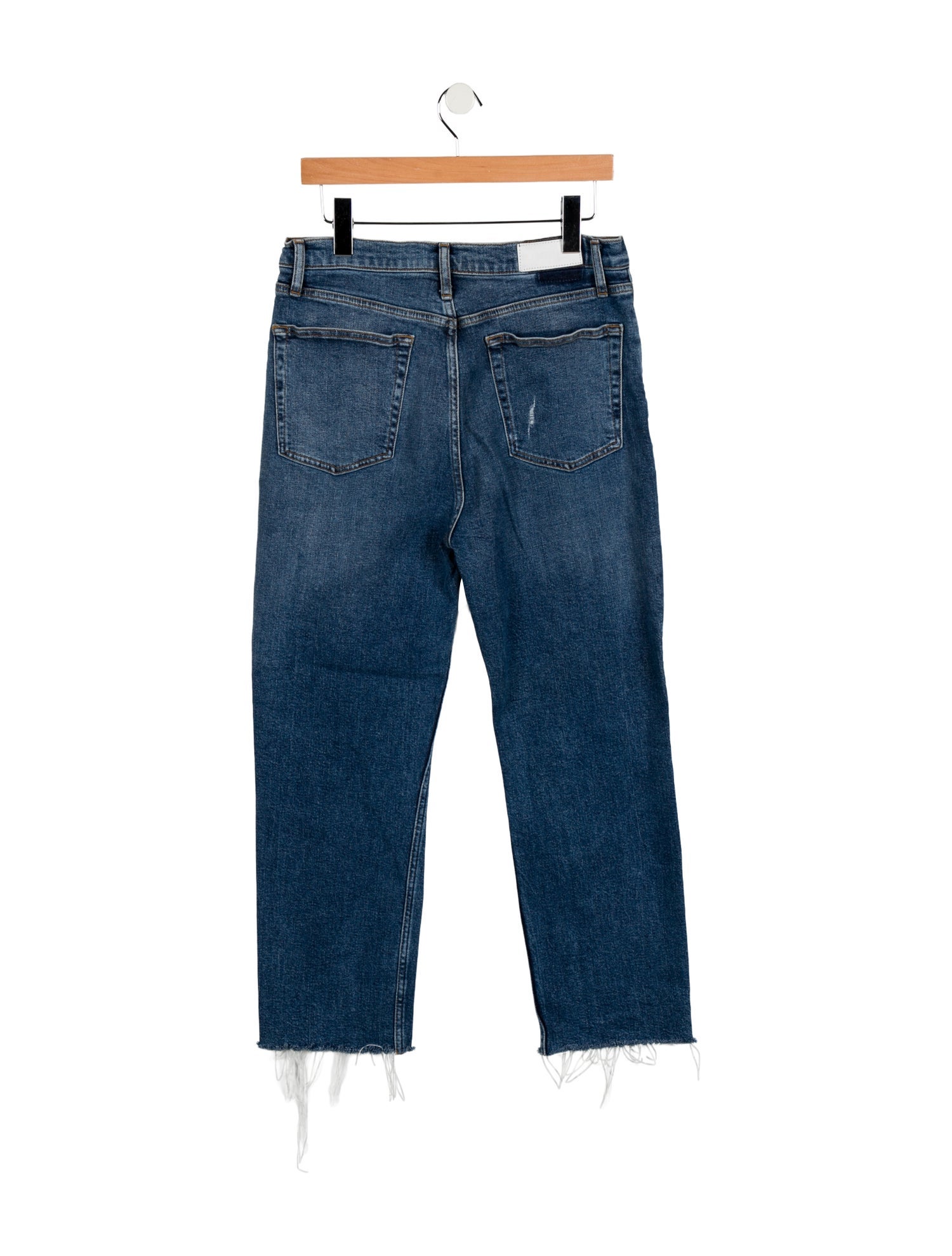 RE/DONE High-Rise Straight Leg Jeans