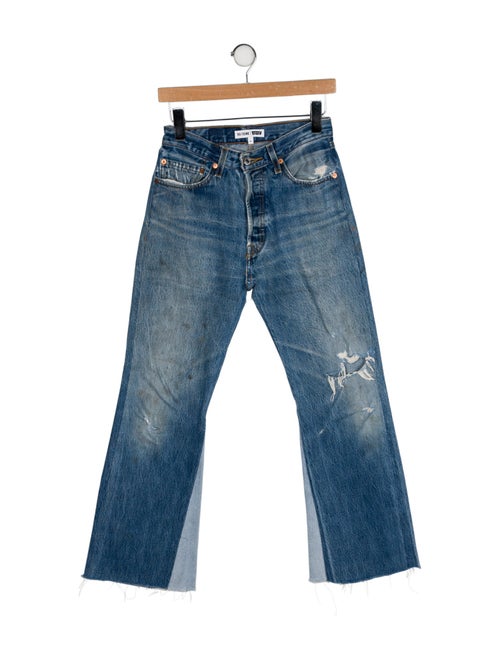 RE/DONE Mid-Rise Wide Leg Jeans
