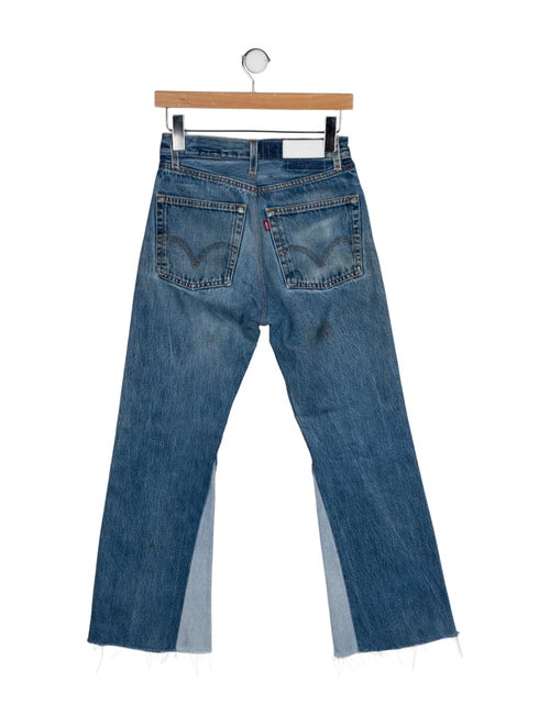 RE/DONE Mid-Rise Wide Leg Jeans