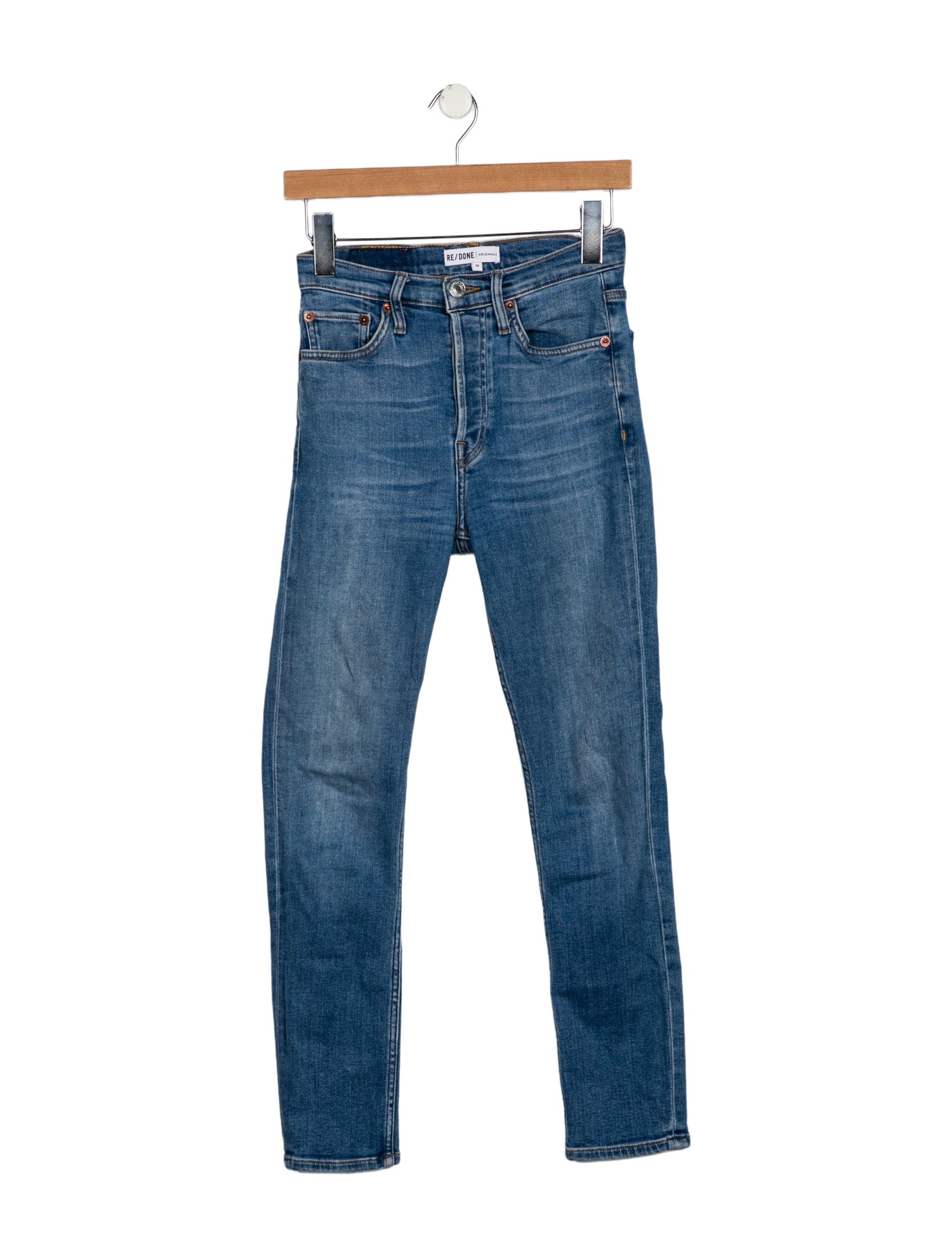 RE/DONE Mid-Rise Skinny Leg Jeans