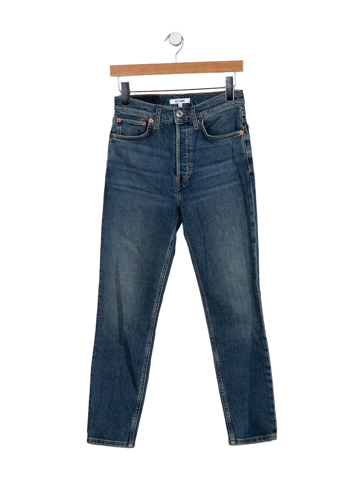 RE/DONE Mid-Rise Skinny Leg Jeans