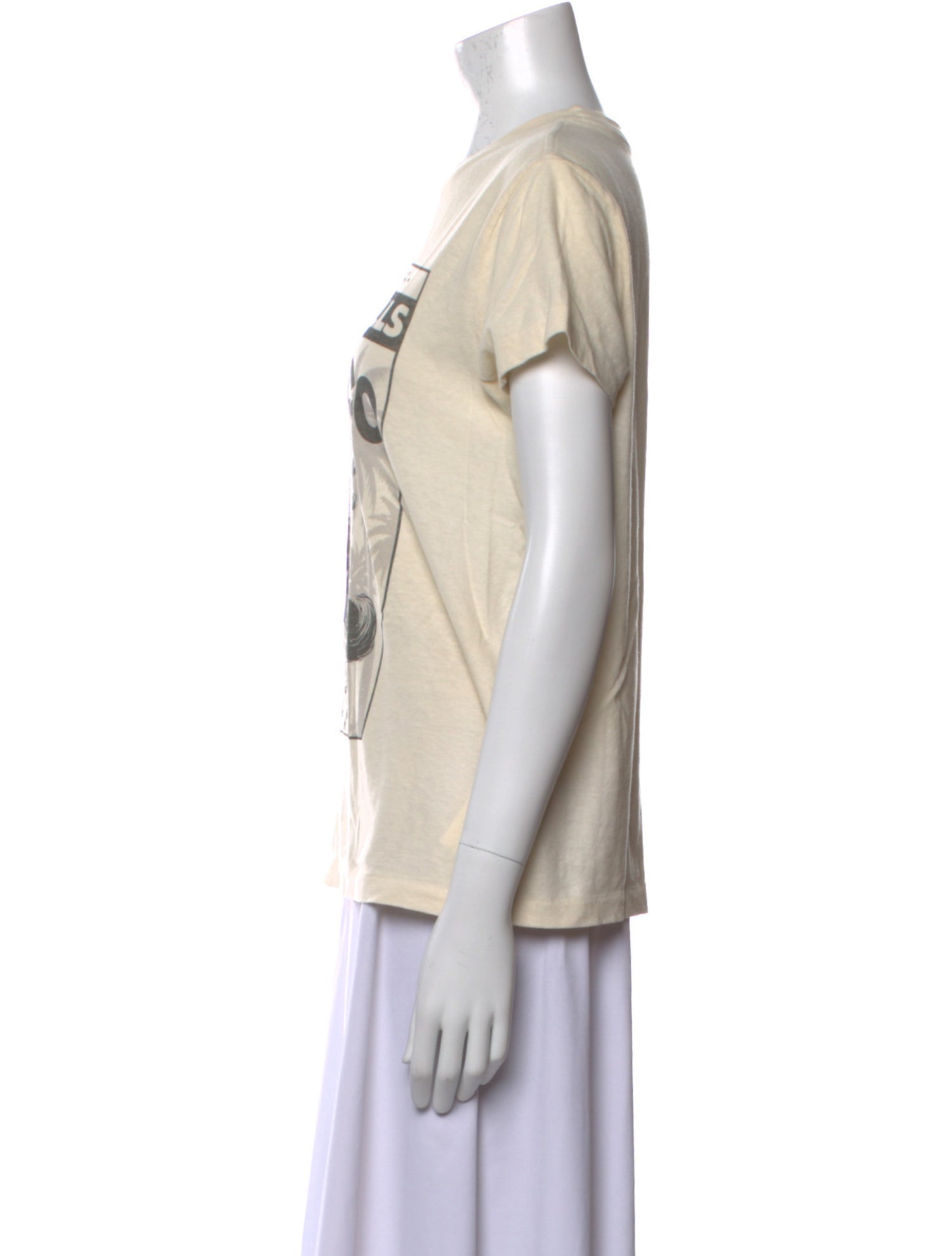RE/DONE Graphic Print Crew Neck T-Shirt