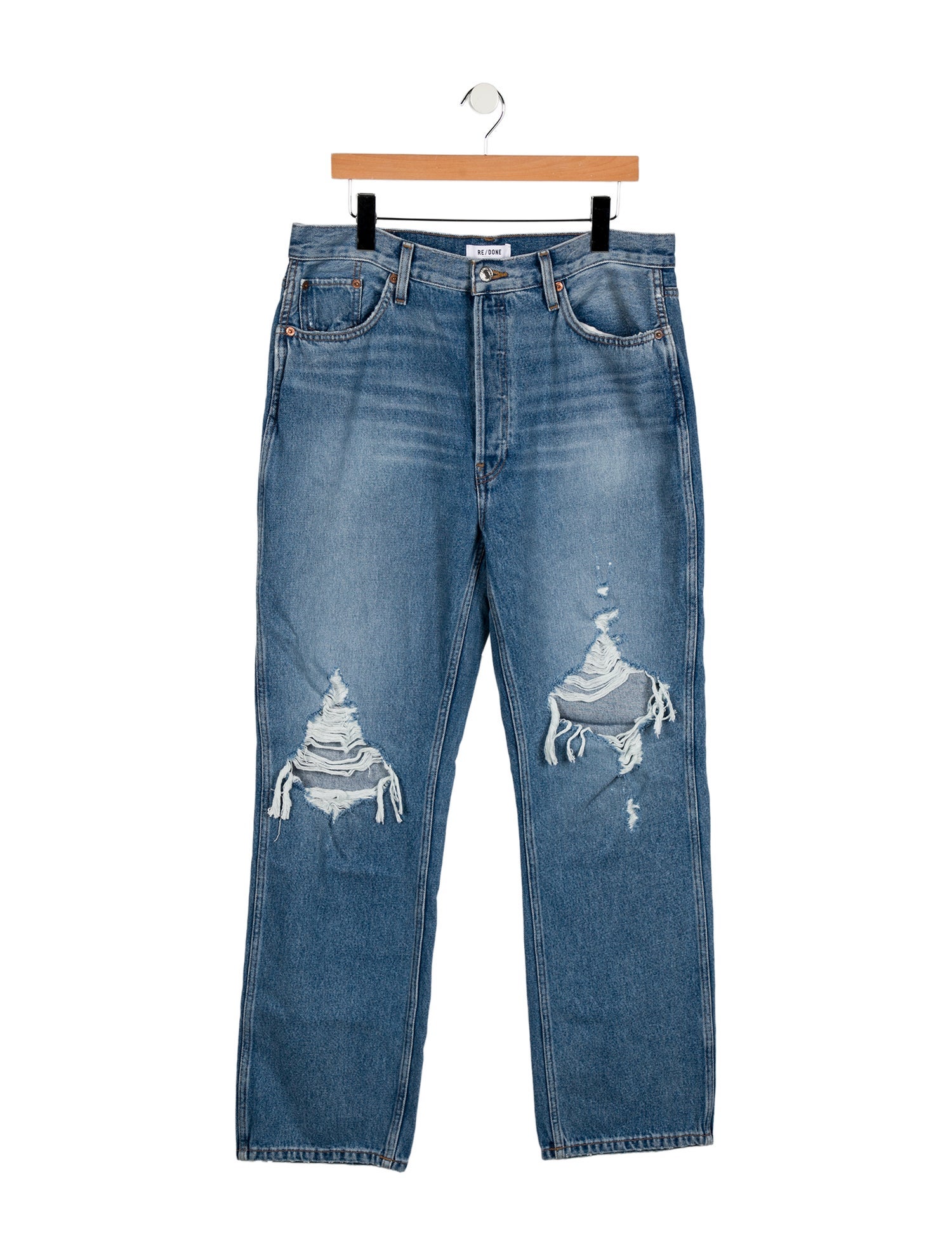 RE/DONE High-Rise Wide Leg Jeans