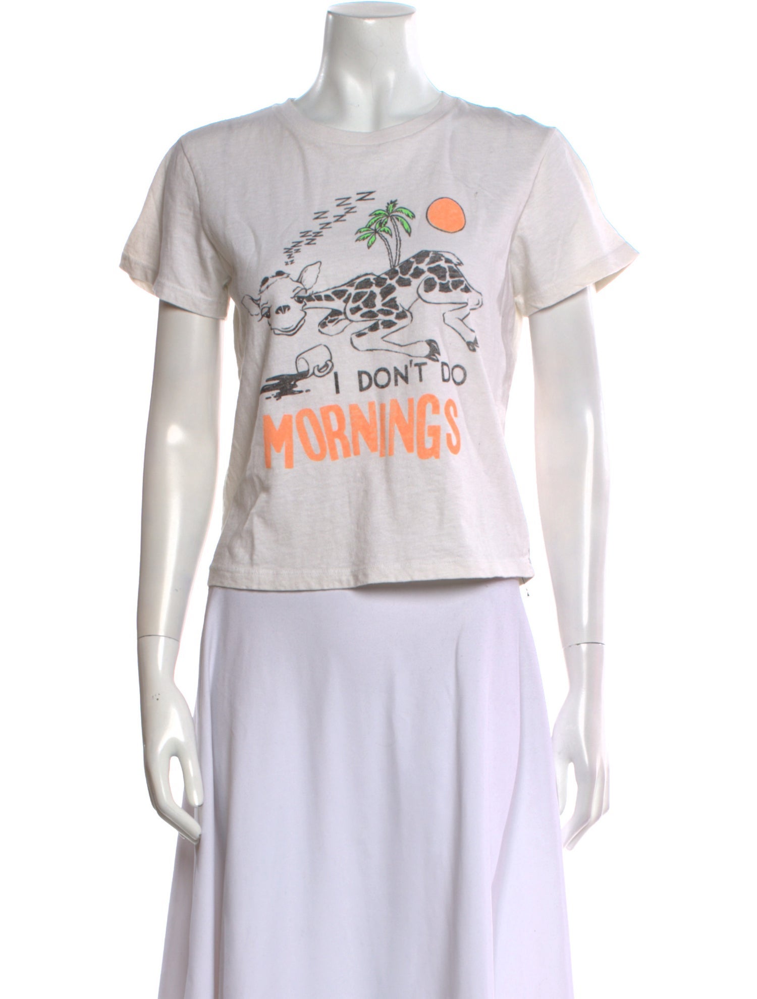 RE/DONE Graphic Print Crew Neck T-Shirt