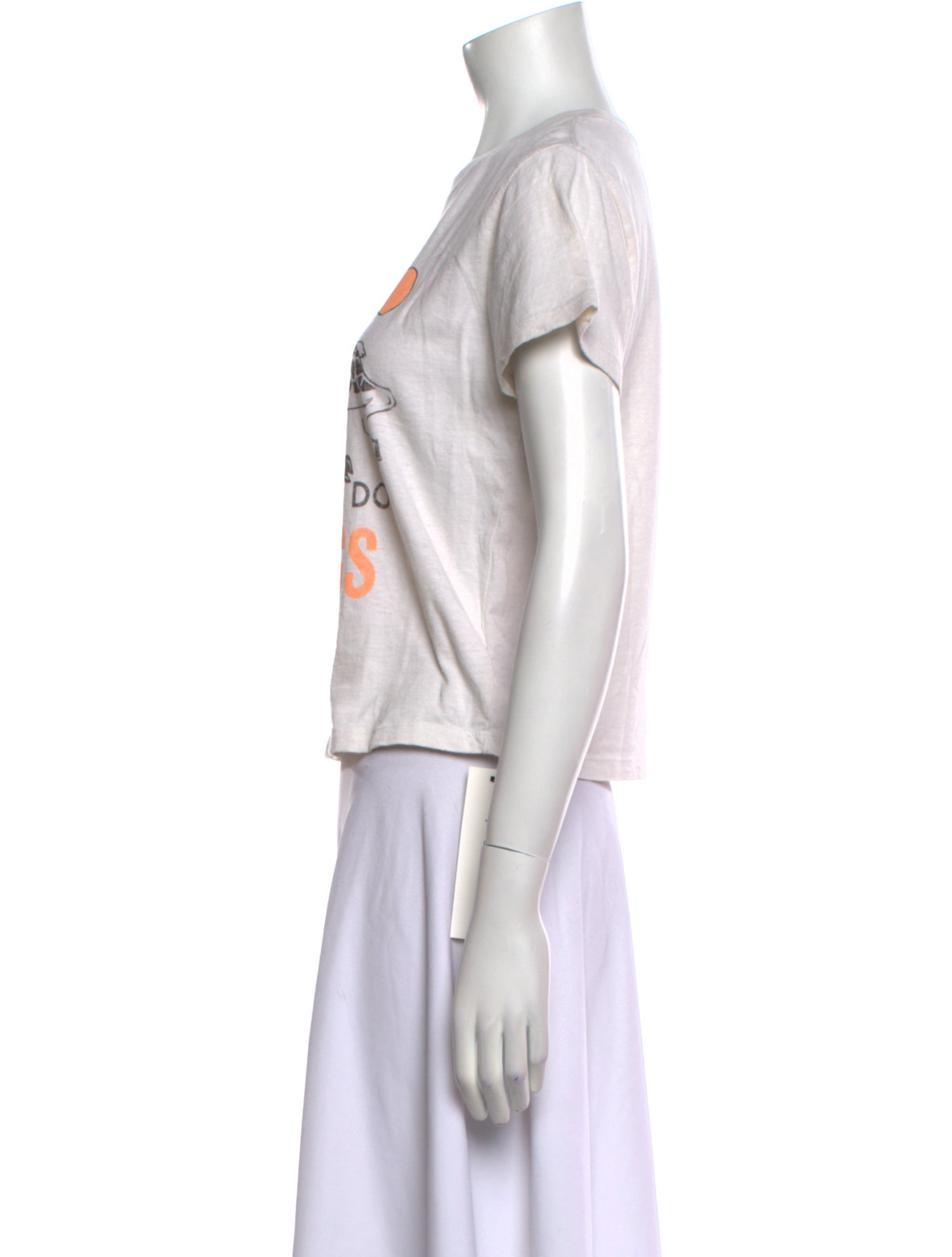 RE/DONE Graphic Print Crew Neck T-Shirt