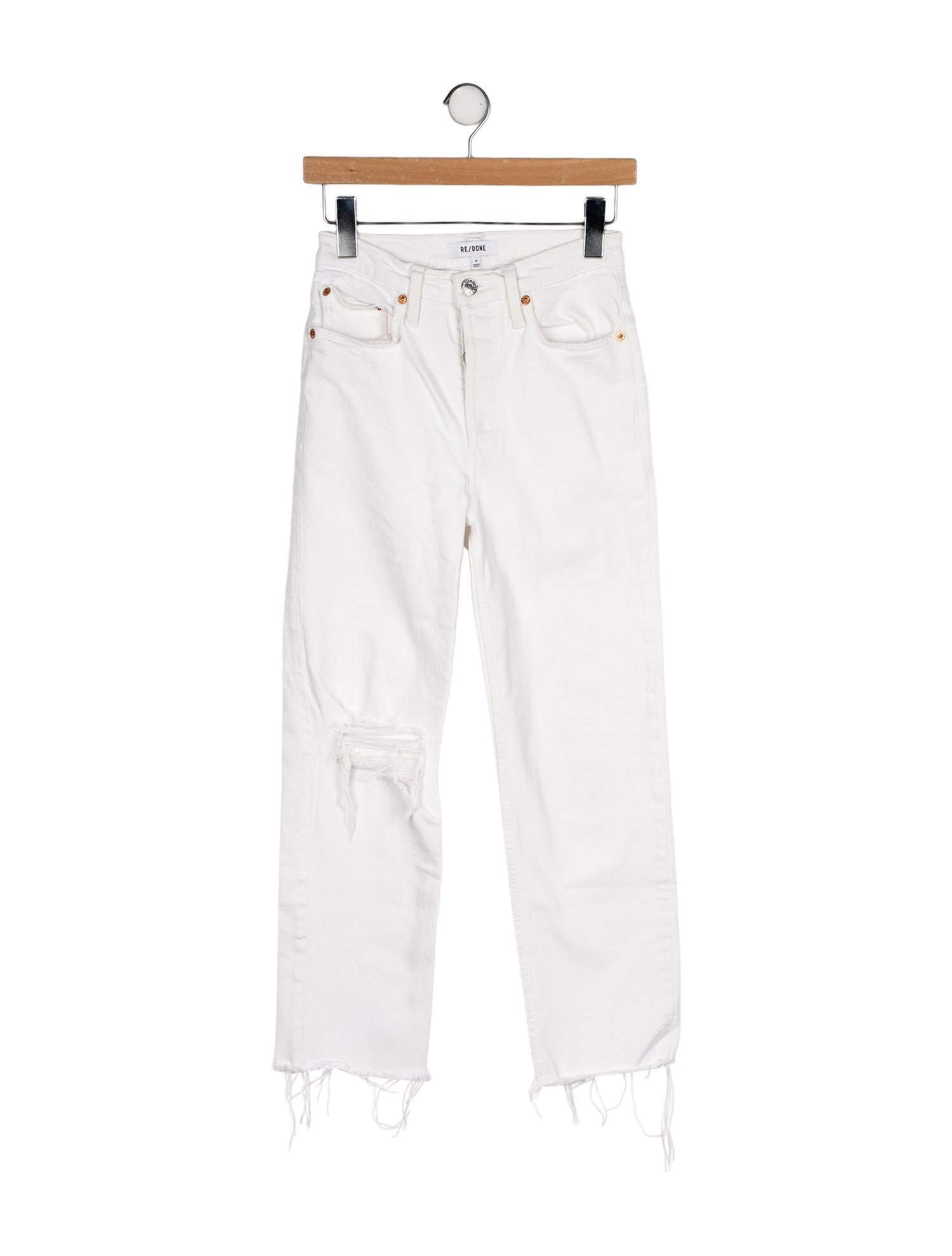 RE/DONE Mid-Rise Straight Leg Jeans