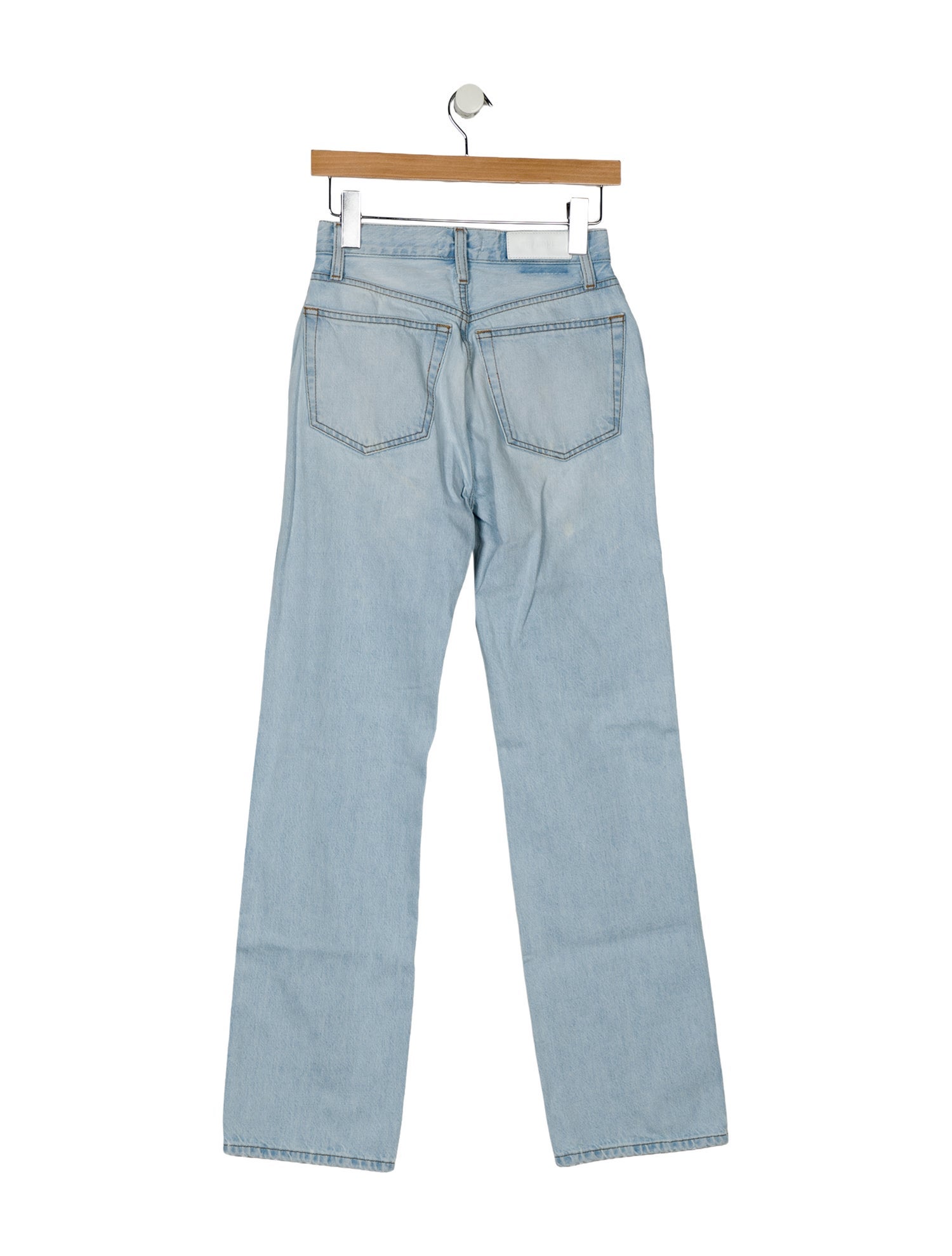RE/DONE Mid-Rise Straight Leg Jeans