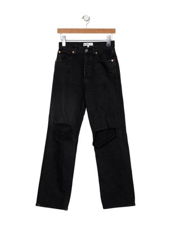 RE/DONE High-Rise Wide Leg Jeans
