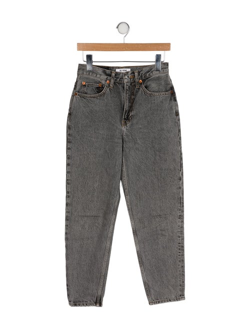RE/DONE High-Rise Straight Leg Jeans