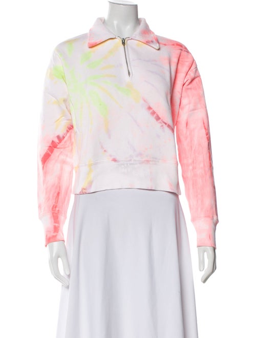 RE/DONE Tie-Dye Print Long Sleeve Sweatshirt