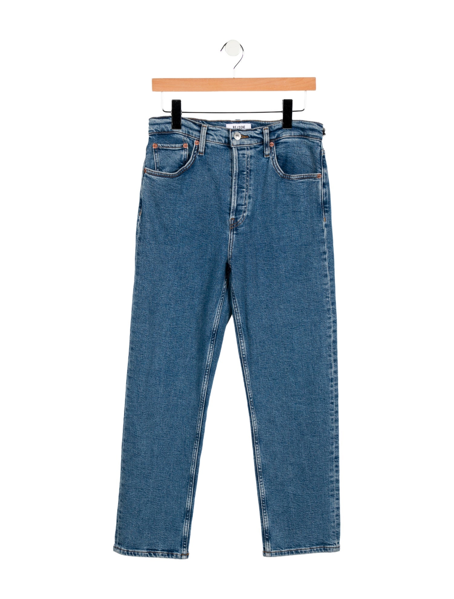 RE/DONE High-Rise Straight Leg Jeans w/ Tags