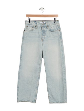 RE/DONE Mid-Rise Straight Leg Jeans