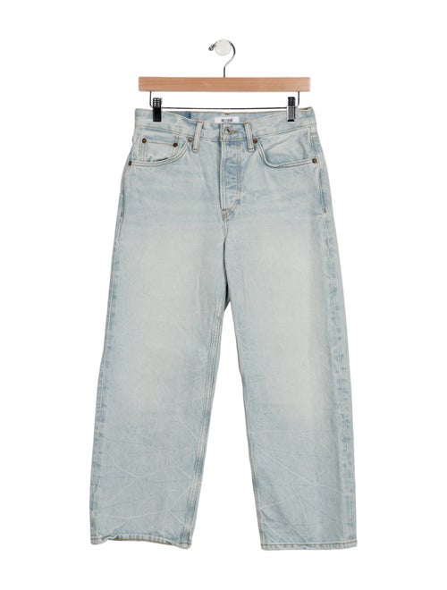 RE/DONE Mid-Rise Straight Leg Jeans