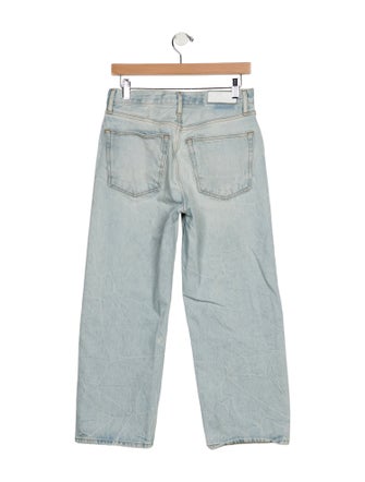 RE/DONE Mid-Rise Straight Leg Jeans