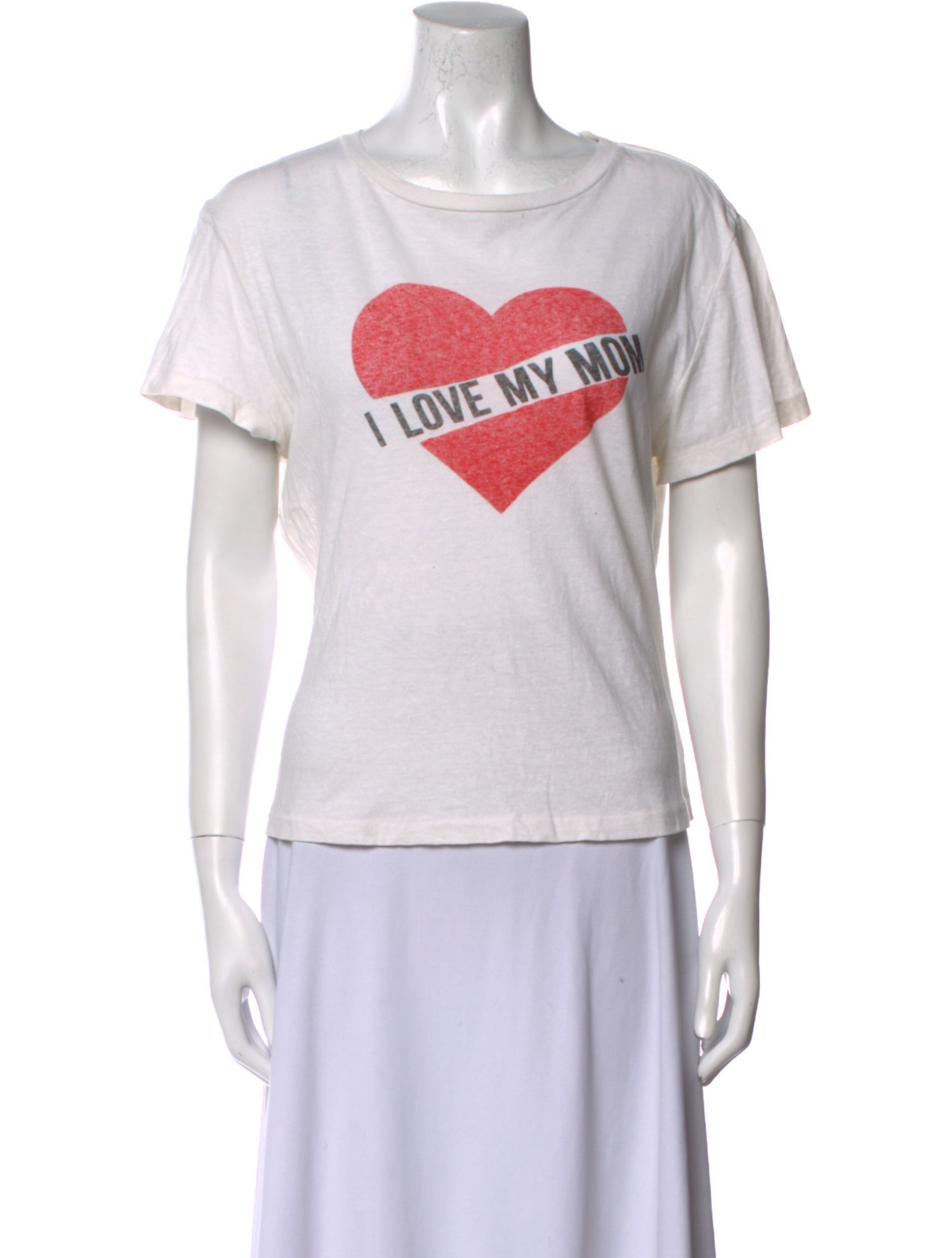 RE/DONE Graphic Print Crew Neck T-Shirt