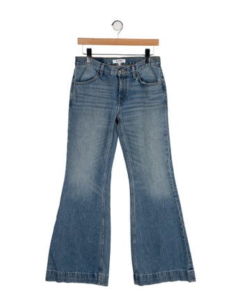 RE/DONE Mid-Rise Wide Leg Jeans