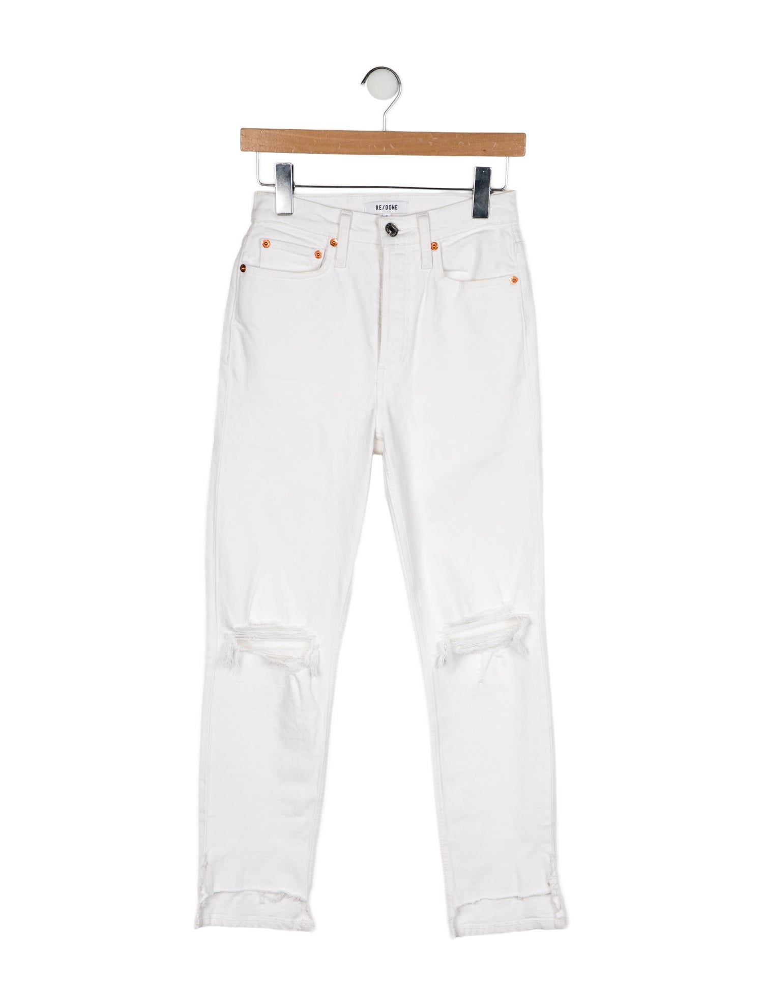 RE/DONE Mid-Rise Straight Leg Jeans