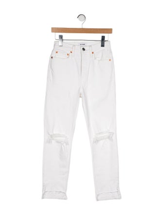 RE/DONE Mid-Rise Straight Leg Jeans