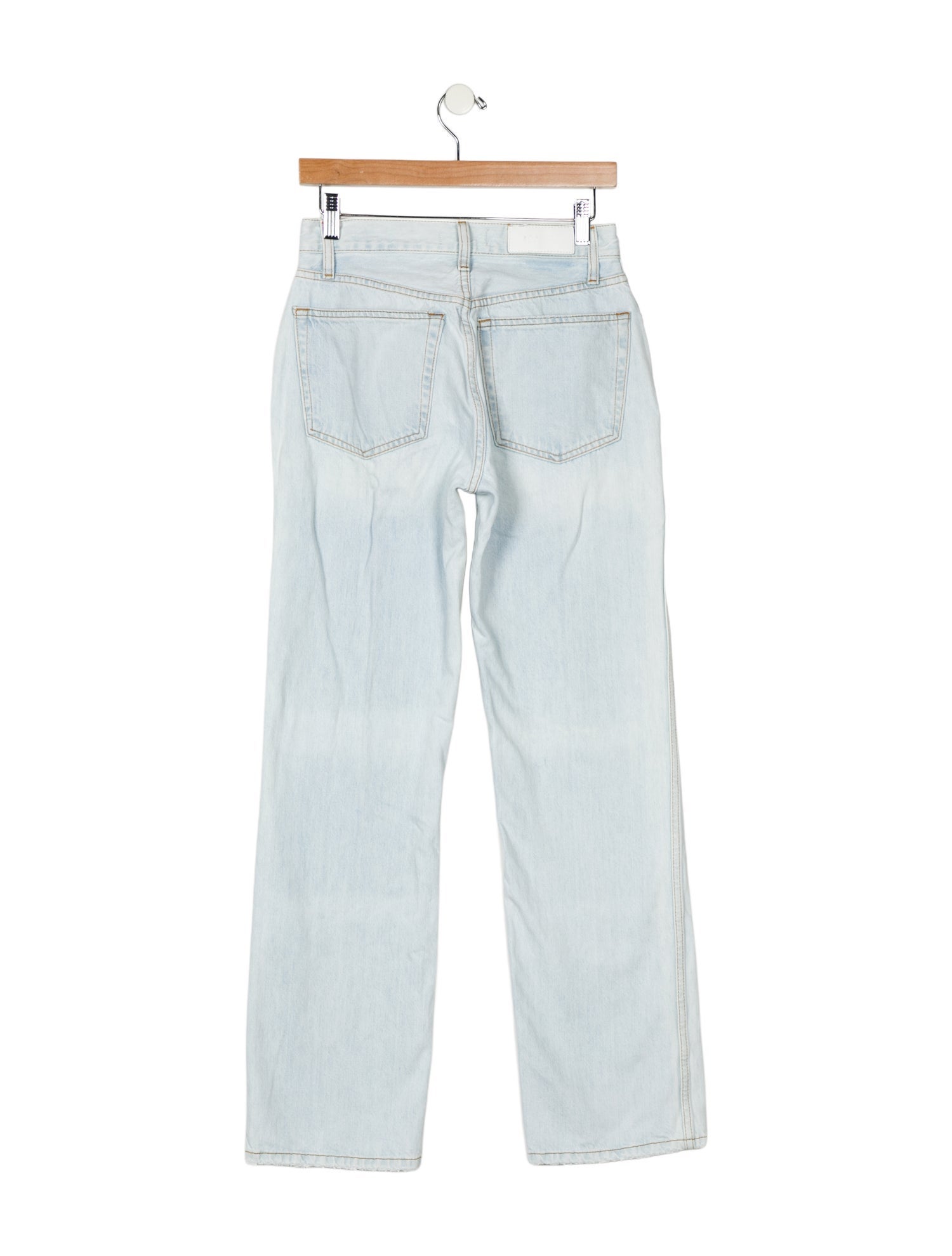 RE/DONE Mid-Rise Straight Leg Jeans