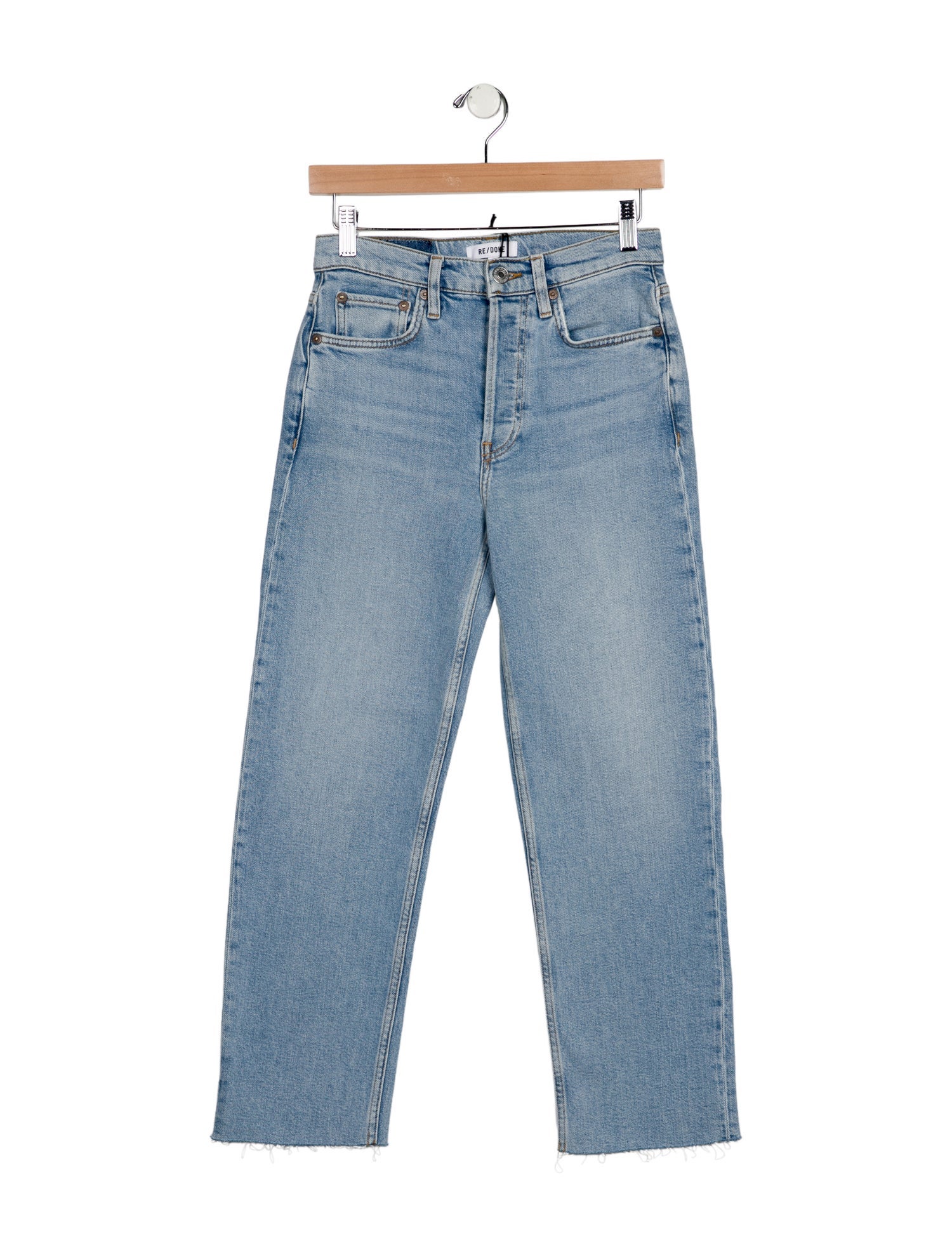 RE/DONE Mid-Rise Straight Leg Jeans w/ Tags