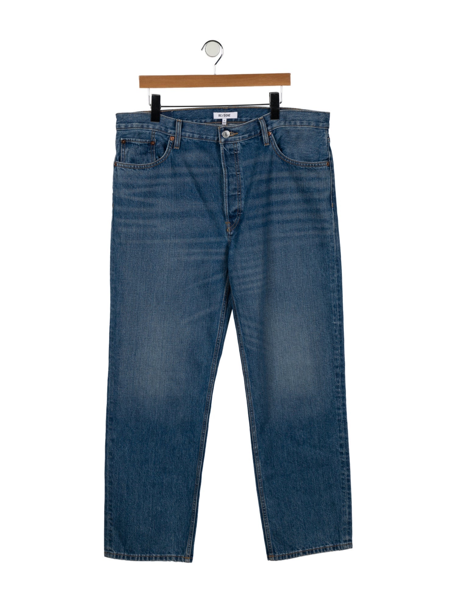 RE/DONE High-Rise Wide Leg Jeans w/ Tags