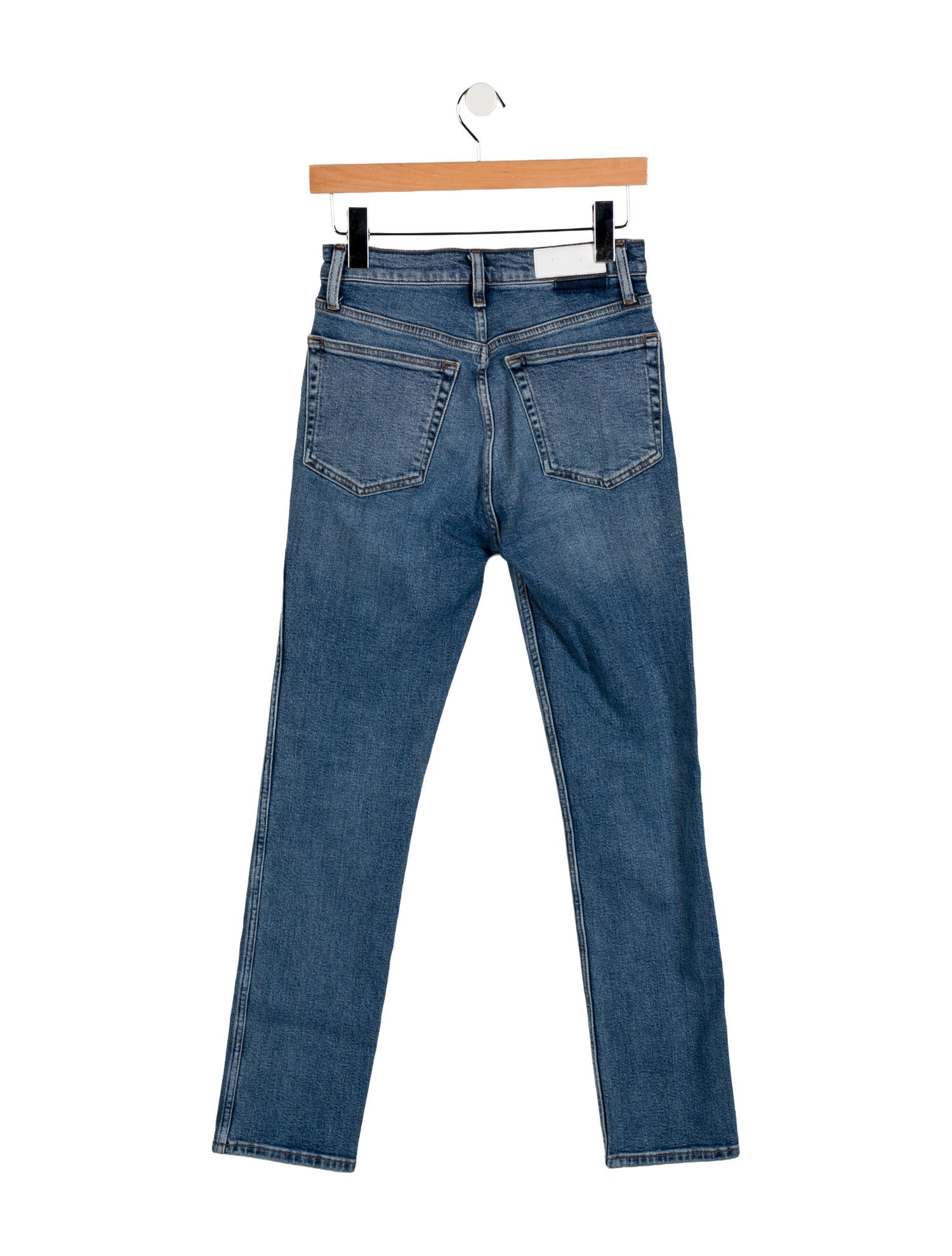 RE/DONE Mid-Rise Straight Leg Jeans